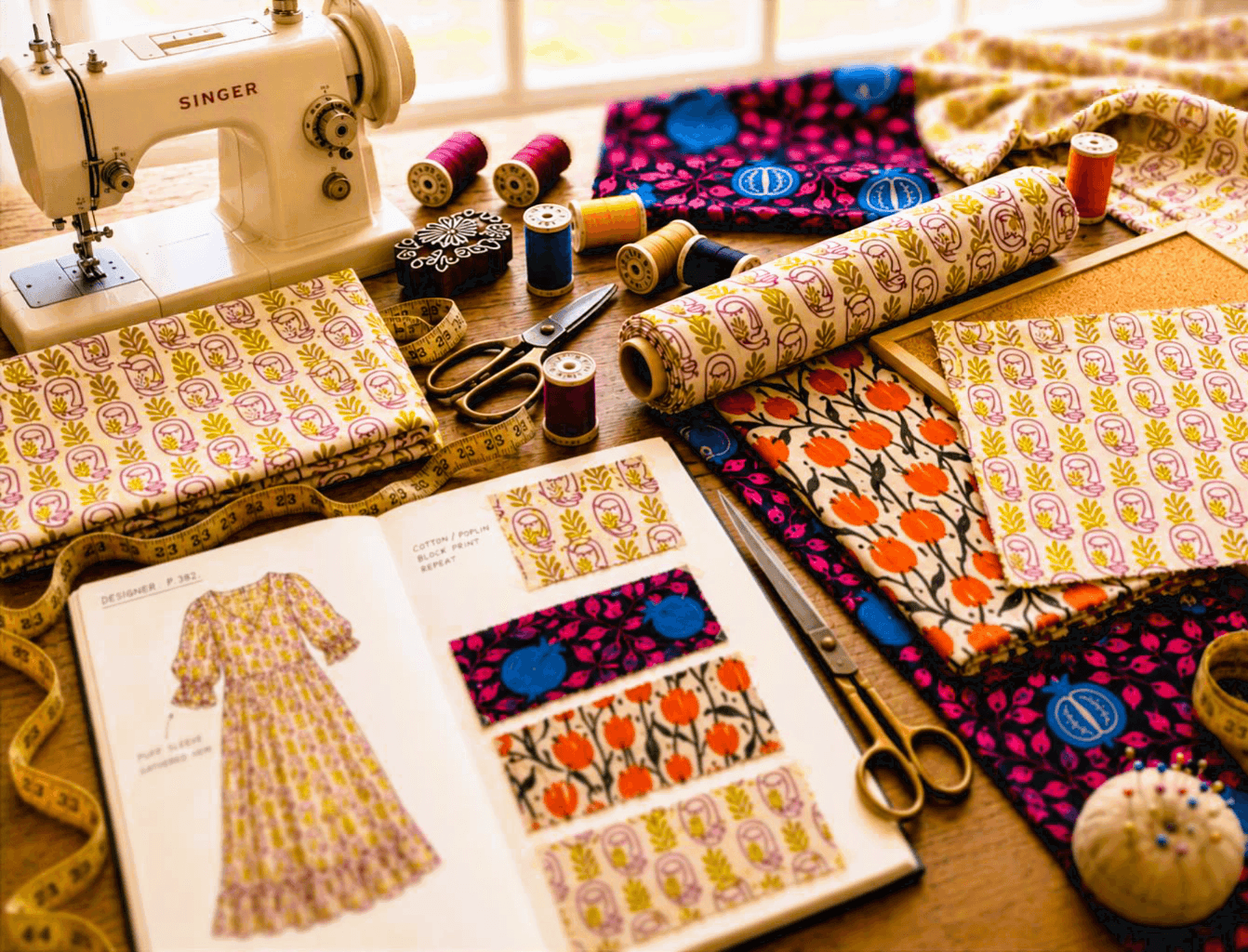 Cotton. Original Prints. Natural Dyes.